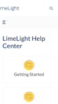 Mobile Screenshot of help.limelightcrm.com